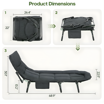 TrailNest™ Camping Cot